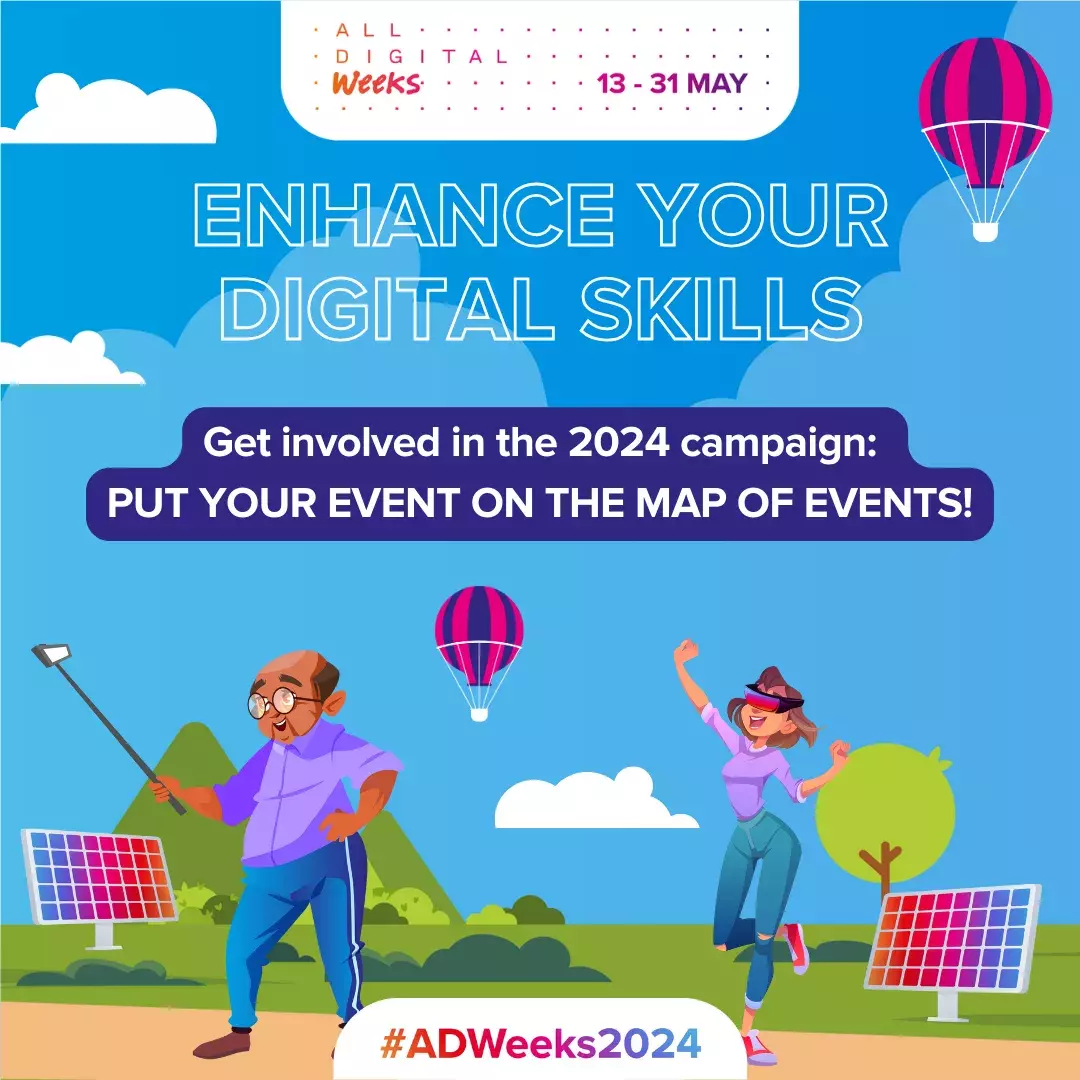 All digital Weeks 2024: Get involved in the campaign. Put your events on the map.