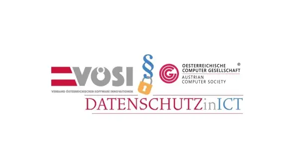 Branchentalk Datenschutz in ICT Event VÖSI und OCG Logo