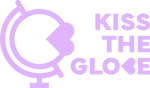 Kiss the globe logo